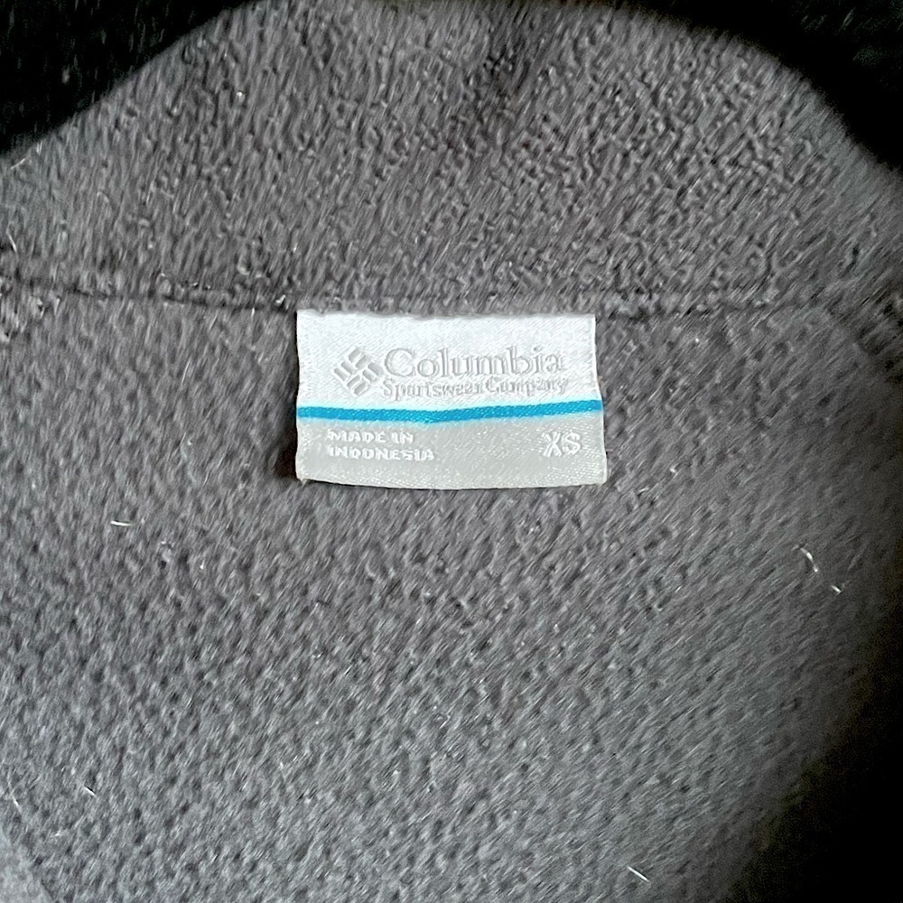 𝅺Columbia Quilted Black 1/2 Zip Pullover | XS - Picture 6 of 6